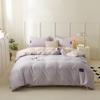 Four-piece Bed Set, 100% Cotton, Fitted Sheet, Three-piece Set, Student Dormitory Quilt Cover, Bedding Duvet Cover