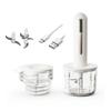Plastic Electric Food Chopper Powerful Motor Cordless Vegetable Chopper Food Grinder  Meal Prepping