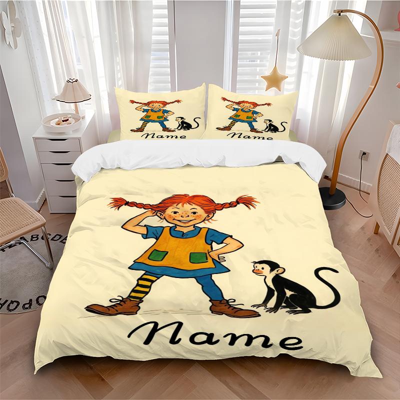 Custom Textile Fantasy World Bedding 3 Piece Set HD Print Duvet Cover Pillowcases for Teens Adult Bedroom Decoration