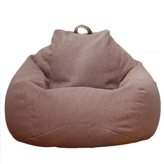 Bean Bag Cover No Filler Removable Bean Bag Chair Cover Washable Solid Color Sofa Cover for Bedroom Living Room Beanbag Chair