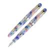 Aurora Fountain Limited Edition of 888 Italian Mysterious Color 18K Piston Extra Fine EF Pen, Pieces, Journey, Burano, CT, Gold, Filler, Nib,