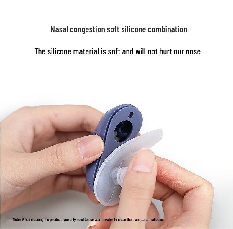 Electric Silicone Nose Clip: Anti-Snoring Sleep Aid and Correction Device