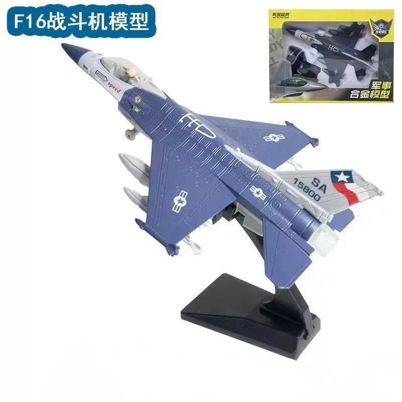Игрушечный самолет-истребитель F14/F16/F22, масштабная модель, литье под давлением из металлического сплава, сувенирный самолет, коллекция, Рождественский подарок для мальчиков