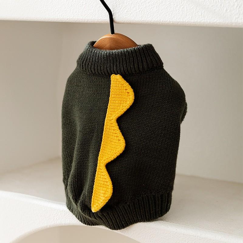 Осенне-зимняя теплая вязаная сумка для кошек, милый свитер для лысых кошек, плюшевая собака, чем медведь, одежда для домашних животных