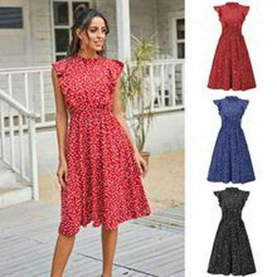 2023 Summer European & American Women's Casual Ruffle Tie Jumpsuit