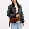 Coach Mott 33 Gold Accessory Letter Pendant Crossbody Bag Unisex Shoulder Bag Warm-Brown CCW77-WBR