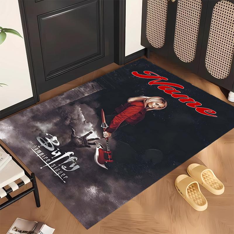 Buffy the Vampire Slayer (1) Personalized name Office Carpet Stylish Decor for Living Room Bedroom Kitchen