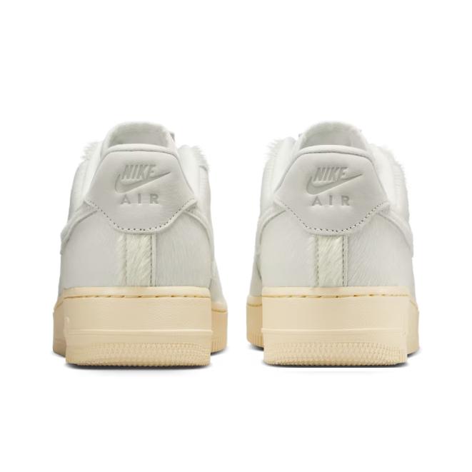 Nike Женские кроссовки Air Force 1 Low из пони-волоса, кремовые/парусина/муслин II7398-100