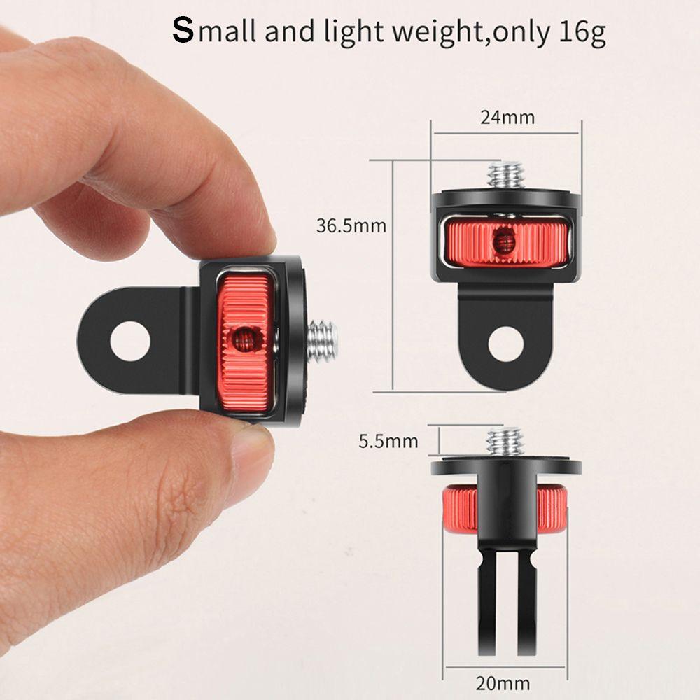Camera Accessories 1/4 inch Screw Mount Holder Tripod Adapter Adjustable Support For Gopro 10 9 Insta360 One X2 DJI Action 2