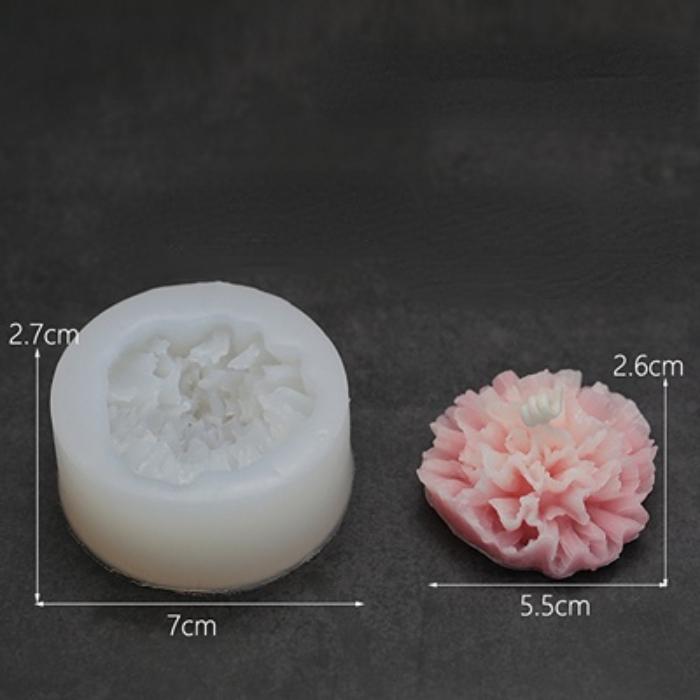 3 вида гвоздика, роза, цветок, форма для свечи, 3D цветок, силиконовая форма, ручная работа, сделай сам, цветочная форма для мыла