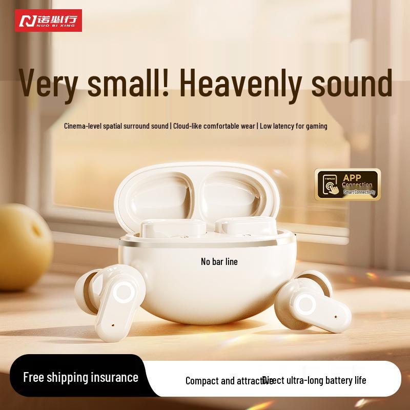 Беспроводные Bluetooth-наушники X3 Gold с долгим временем работы, высококачественным звуком, шумоподавлением в ухе и мини-дизайном с круглой головкой