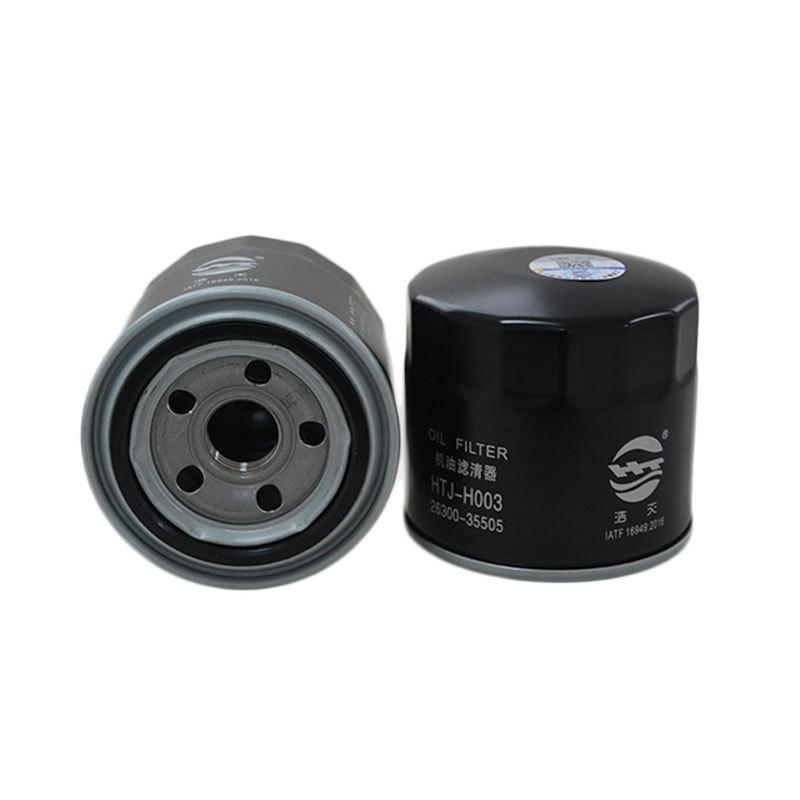 Car Oil Filter For Kia K3 1.4T (2016 --) Optima Sportage Sorento Sonata Grand SantaFe ix25 OEM 26300-35505 W811/80 OC523 Element