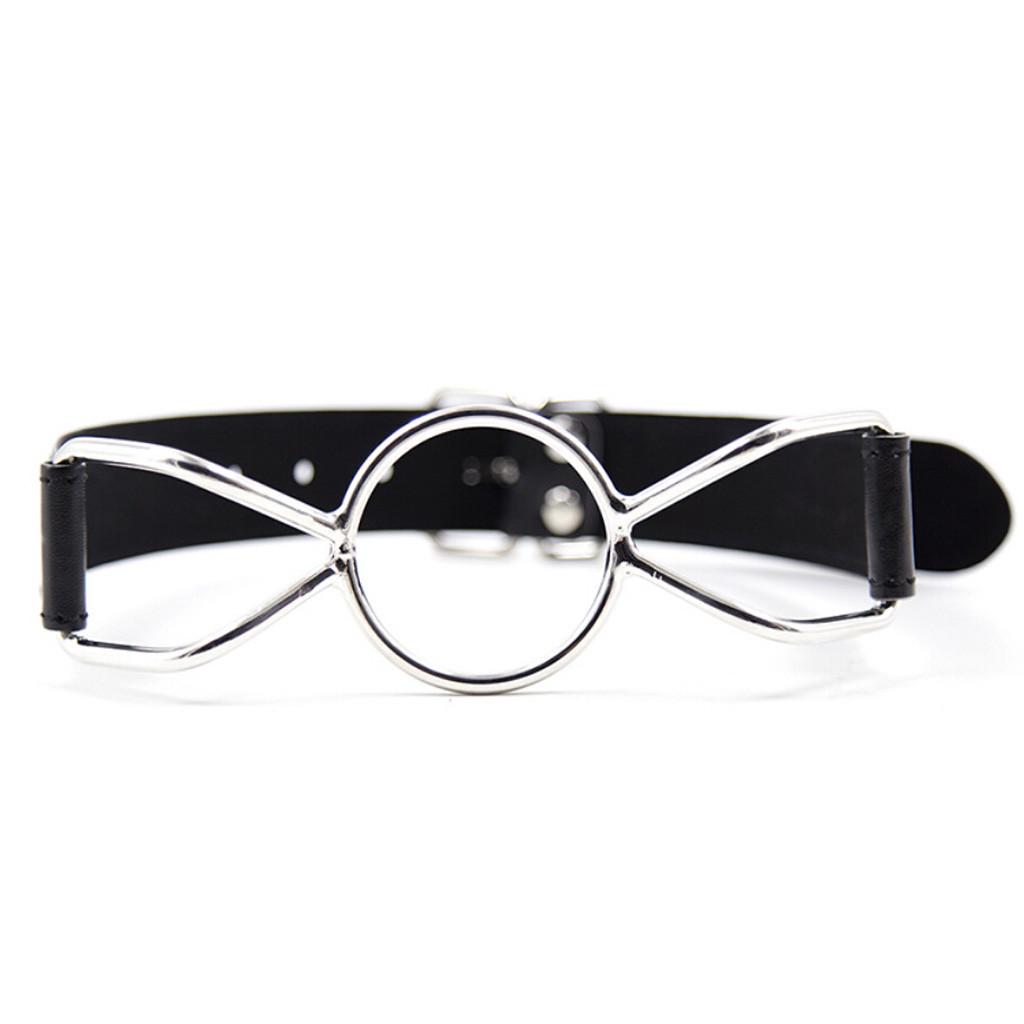 Кожаный паук с открытым ртом, уплотнительное кольцо, кляп, сдержанность, ролевая игра, фетиш