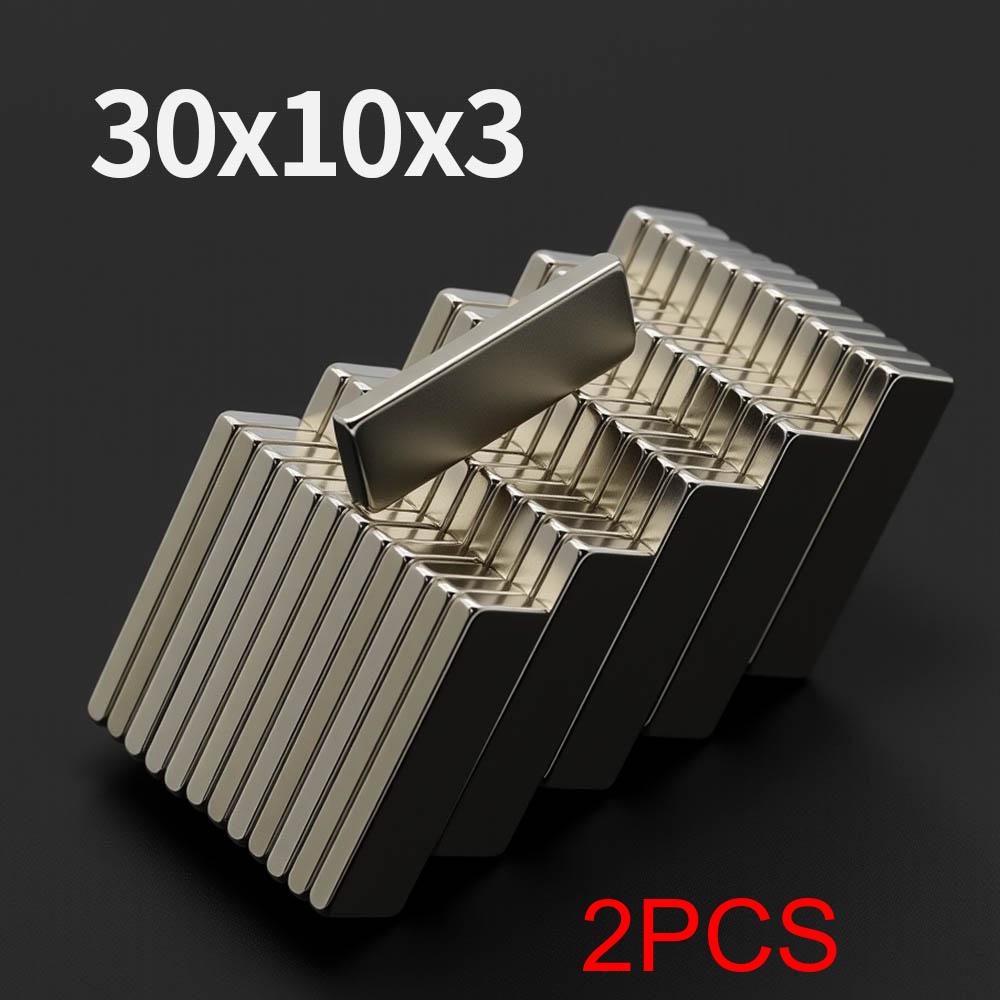 30x10x3 мм Мощный неодимовый магнит N35 NdFeB Постоянный магнит Блок Суперсильные магниты для холодильника DIY