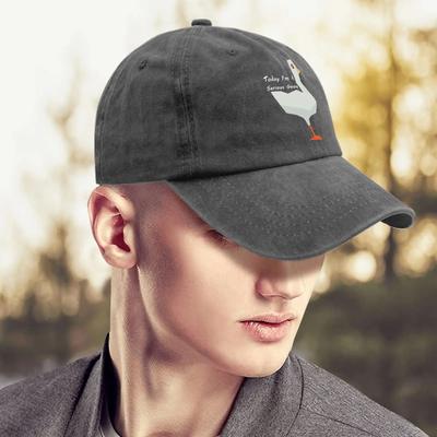 To I'm A Serious Goose Caps Hunting Hat Pigment Black Черные шляпы для мужчин Подарки для него Бейсболки