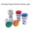 Мини-метр напряжения Ad16-22Dsv, 22 мм, светодиодный индикатор напряжения с цифровым дисплеем, сигнальная лампа/контрольная лампа