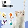Игрушки для кошек из хлопковой веревки, интерактивная игрушка для чистки зубов, жевательная игрушка с кошачьей мятой, устойчивая к укусам, плюшевые фигурки, игрушка-веревка для домашних кошек