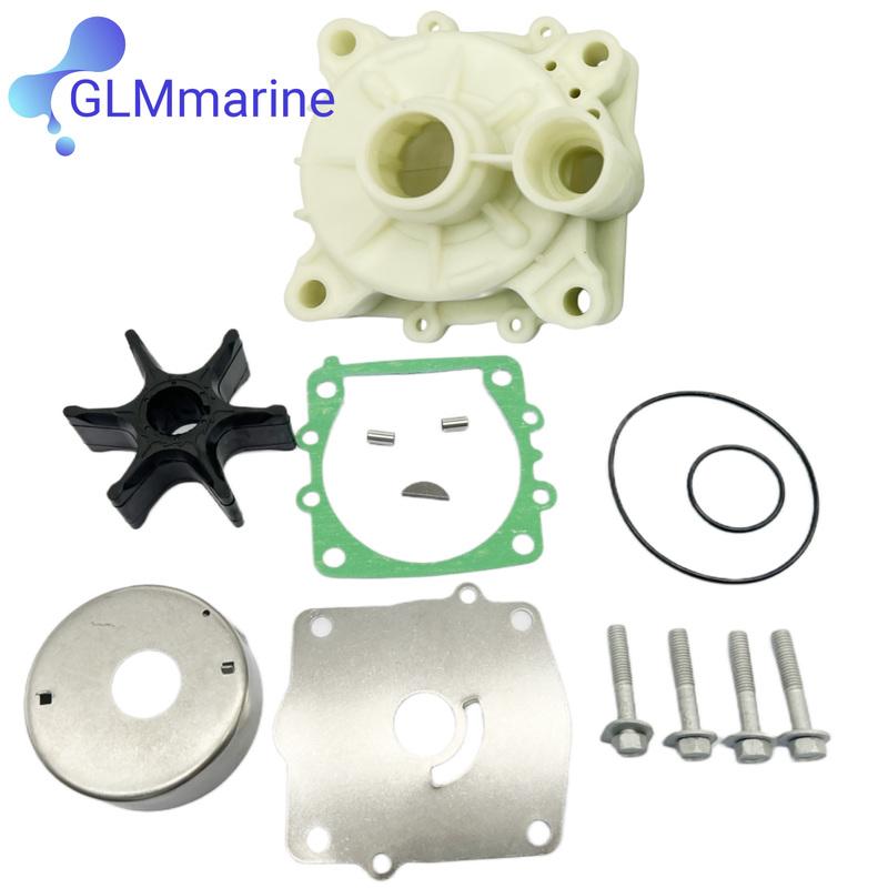 6E5-W0078-A1 Water Pump Impeller Repair Kit Fits for Yamaha 2 Stroke 115 130 HP Motor Replaces 6E5-44311-00 6E5-W0078-01