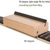Guitar Fret Edge File | Fret Leveling File Base 35/90 Degree Fret End Chamfer File - 2-in-1 Wood Cutting Edge Tool for Fret End Dressing - Luthier's T