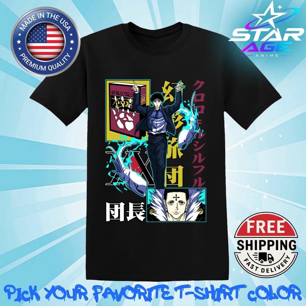 Tee Shirt T-Shirt Hunter x Hunter Chrollo Lucilfer Indo Fish Unisex Anime Style