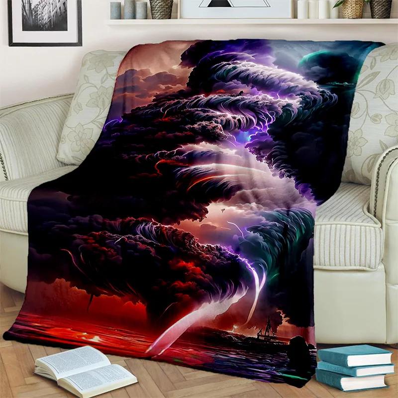 Одеяло Dream Natural Tornado Cloud Twister, мягкое одеяло для дома, спальни, кровати, дивана, пикника, путешествия, офиса, детское одеяло
