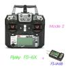 FLYSKY FS-i6X I6X AFHDS 2A RC Transmitter with X6B IA6B IA10B Receiver 10CH 2.4GHz for Aairplane Helicopter FPV Racing Drones