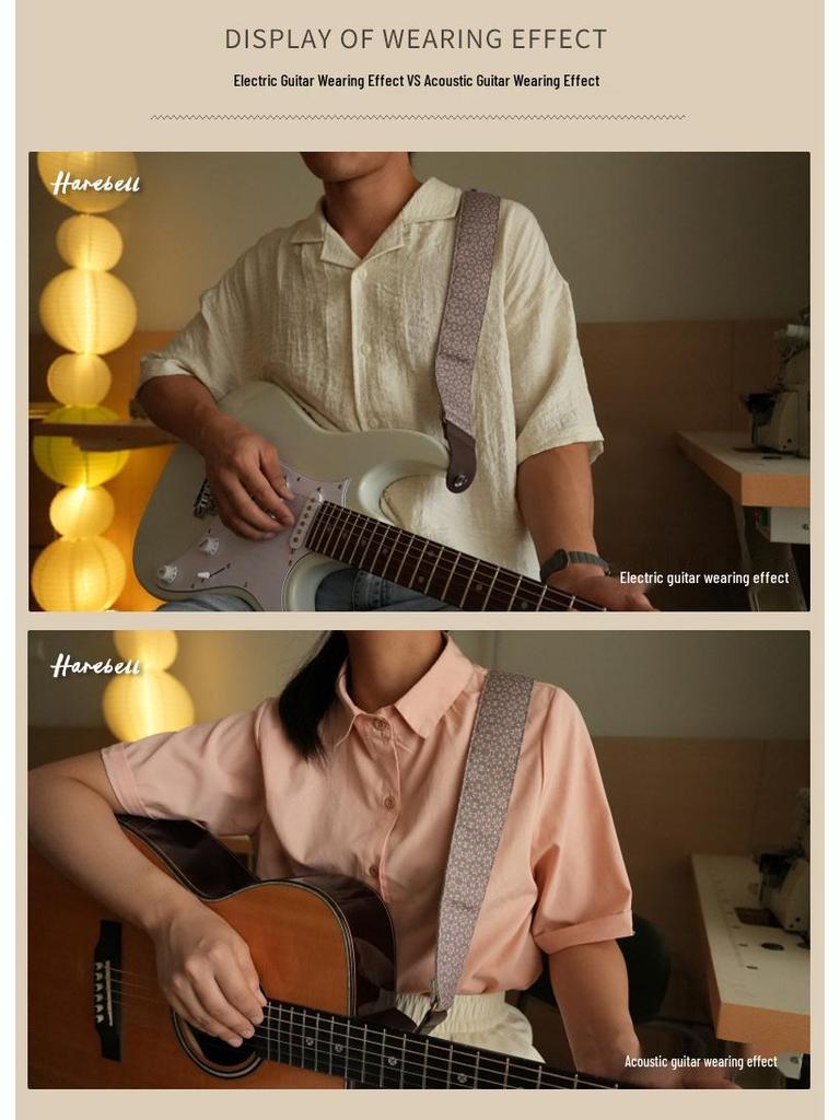 Винтажный гитарный ремень с принтом, ширина 5 см, Dark Star PO-106