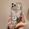Ретро Бабочка 13pro Max Apple IPhone 14 Чехол для Мобильного Телефона 12 Подходит для 11 Противоударный 15 Мягкий Чехол 8p Зеркальный