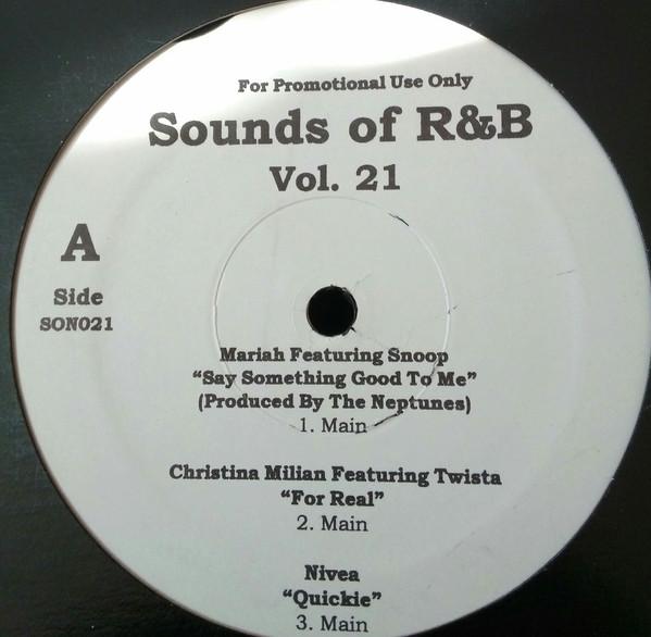 12-дюймовая пластинка VARIOUS - Sounds Of R&B Vol.21 SON021PROMO Sounds Of R&B Рэп и хип-хоп/R&B Б/У