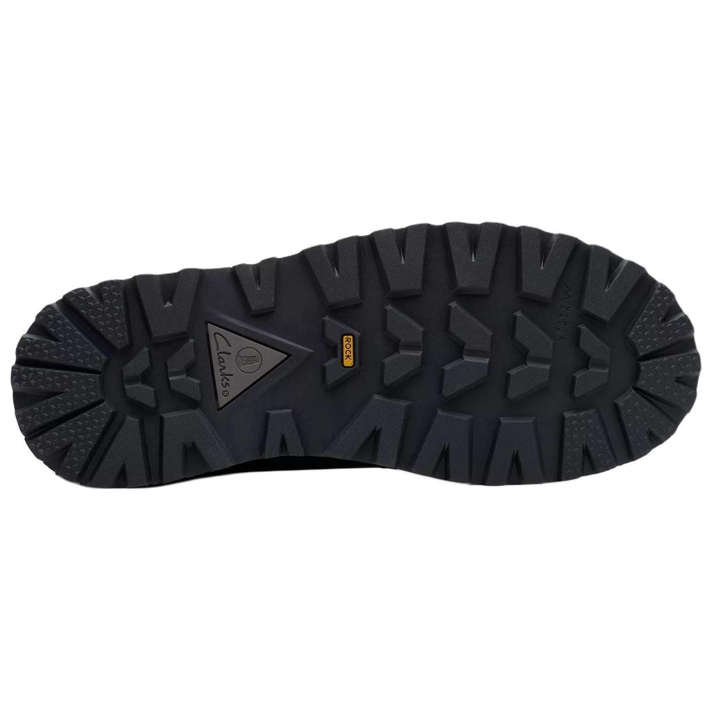 Clarks Кожаные Модные Трендовые Ботильоны Мужские ботинки Черные 26179716