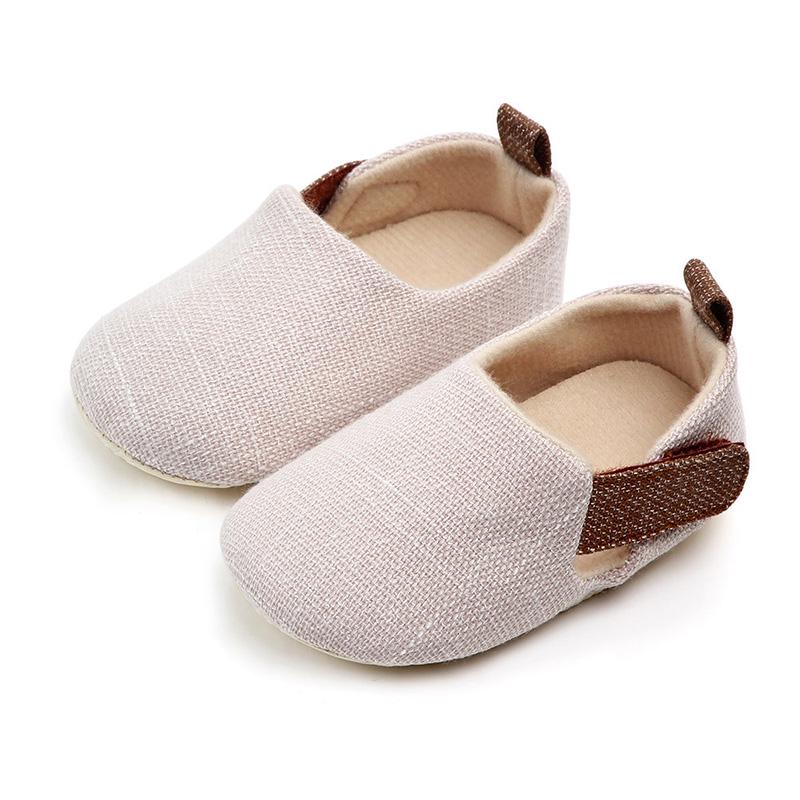 New Baby Boy Shoes First Walkers Spring Summer Soft Cotton Non-slip Toddler Shoes For Boys Girl Solid Color Infant Casual Shoes
