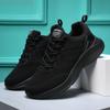 Women's Summer 2024 Fashion Sports Shoes Comfortable Lace Up Casual Thick Sole Mesh Running Shoes Zapatillas De Deporte