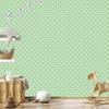 Mint and White Hearts Wallpaper 50x1000