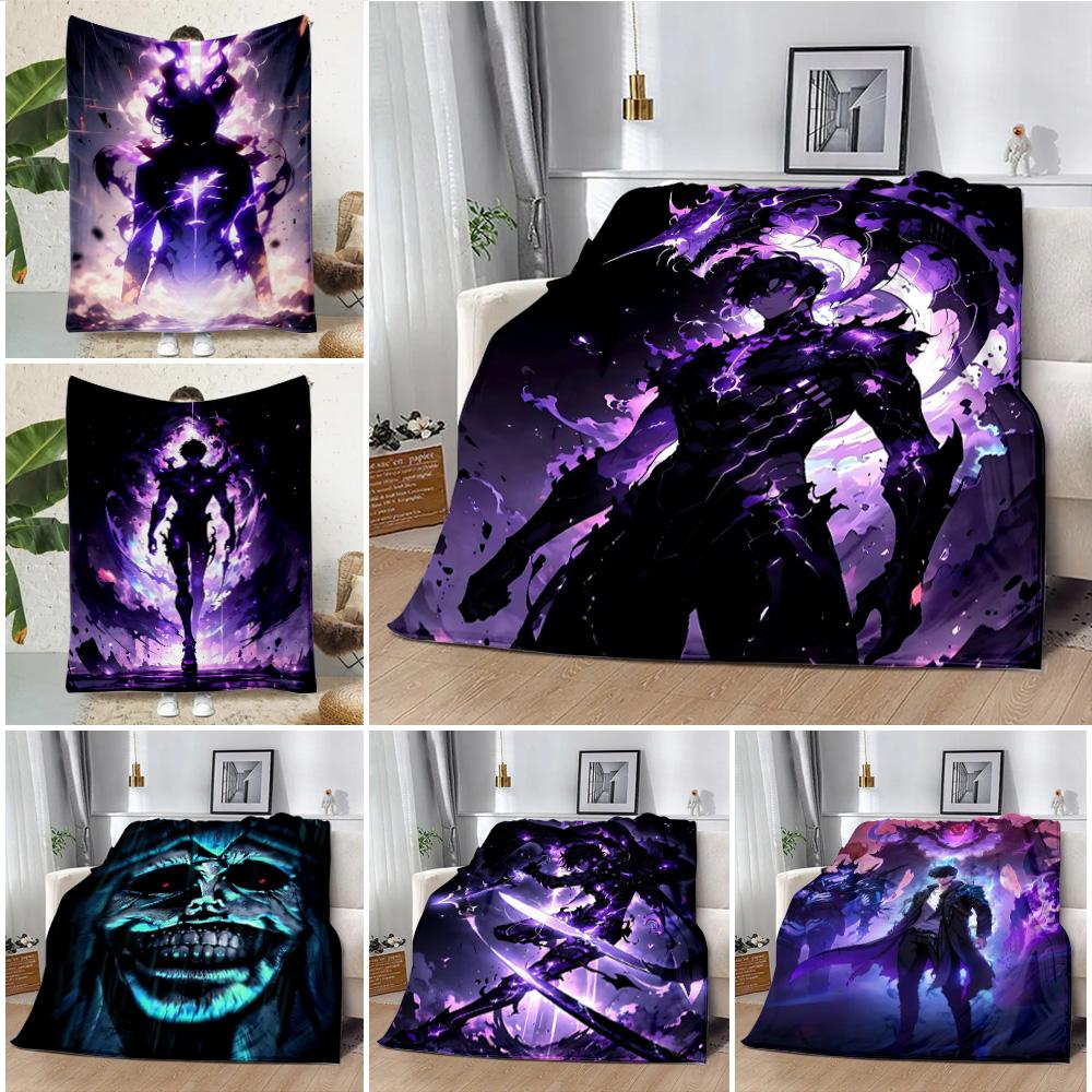 Одеяло Solo Leveling Printed, одеяла для пикника, теплое одеяло, мягкое и удобное одеяло для дома, путешествий, подарка на день рождения