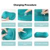 Portable Comfortable Inflatable Pillow, Camping Pillow, Pool Pillow, Ultra Soft Car Pillow for Neck and Lumbar Support