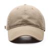 Washed Curved Brim Cotton Cap Solid Color Cotton Light Board Sun Protection Sunshade Baseball Cap