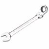 Flex Ratchet Wrench, Open-End Wrench, 19mm, Maintenance Tool, Perfect for Cars, Motorcycles, and Furniture Assembly, Mirror Finish, Adjustable Angle (