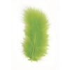 Decorative Feathers, Light Green, 8 Cm,