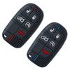 Силиконовый чехол для автомобильного ключа для Dodge Ram Charger Journey Durango Jeep Grand Cherokee Chrysler Keyless Fob Shell Holder