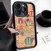 Latest Retro Stamp Creative Designs Phone Case For IPhone 17 Pro Max 16 15 14 Pro Max IPhone 13 Pro Max 11 Plus Silicone Cover