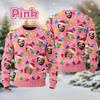 European & American 3D Christmas Avatar Round Neck Long Sleeve Hoodie for Men