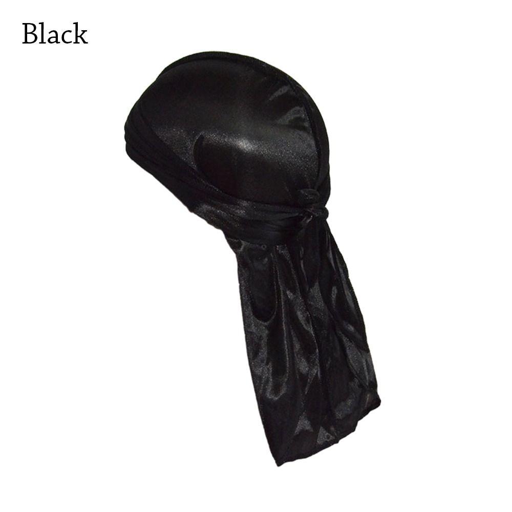 Pre-Tied Silk Durag Thin Turban Hijab Adjustable Bandana  Men Women