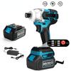 18V Brushless Drill Cordless Electric Impact Wrench Rechargeable 1/4 Square Drive Wrench Power Tool