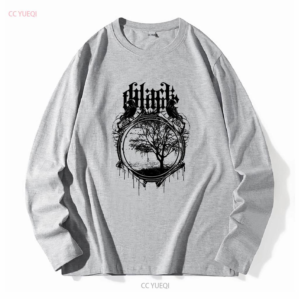 Black Tongue British Deathcore Downtempo Band Crow T Shirt M 2XL long or short sleeves vintage Washed Comfortable Unisex Soft