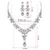 Женское ожерелье, серьги, ювелирные наборы бижутерии B0910330