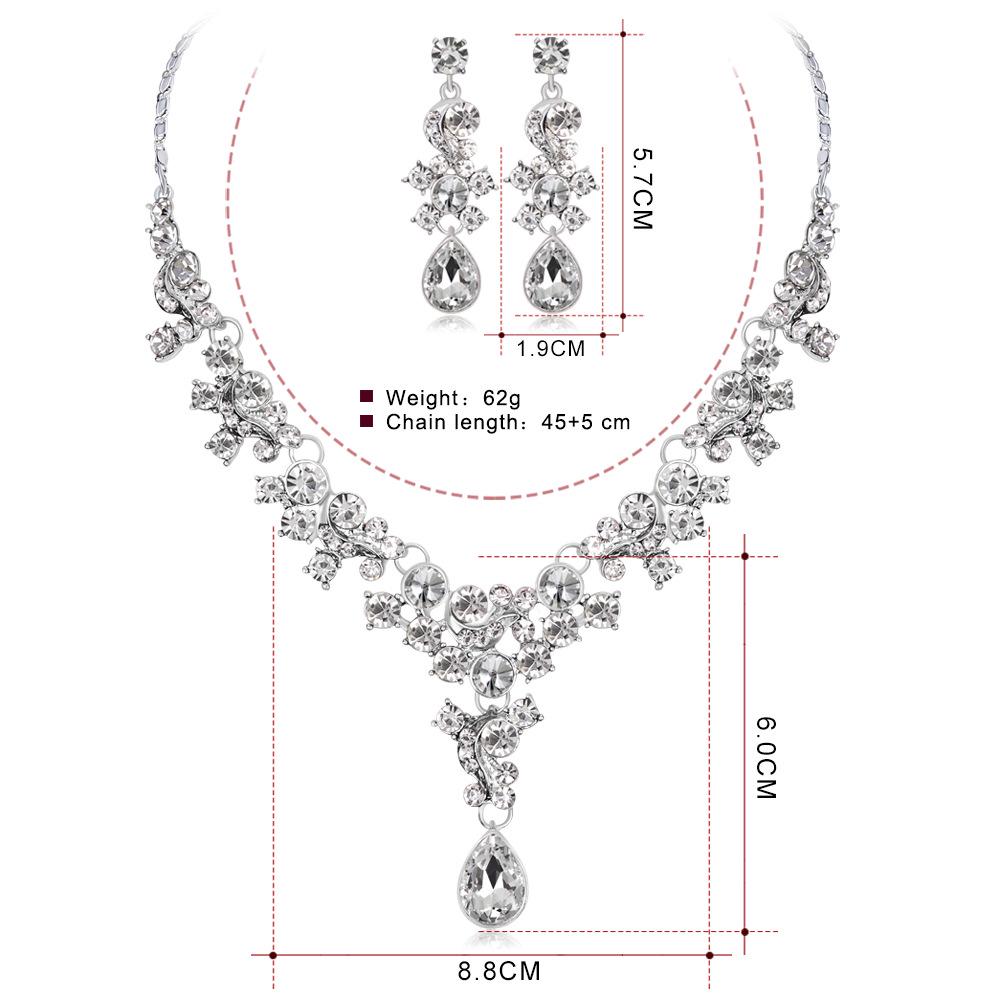 Earring Bijouterie Necklace Women Jewelry Sets B0910330