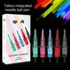 20 шт. шариковых ручек для практики татуировок картриджи иглы шариковые ручки картриджи татуировки иглы для рисования практика