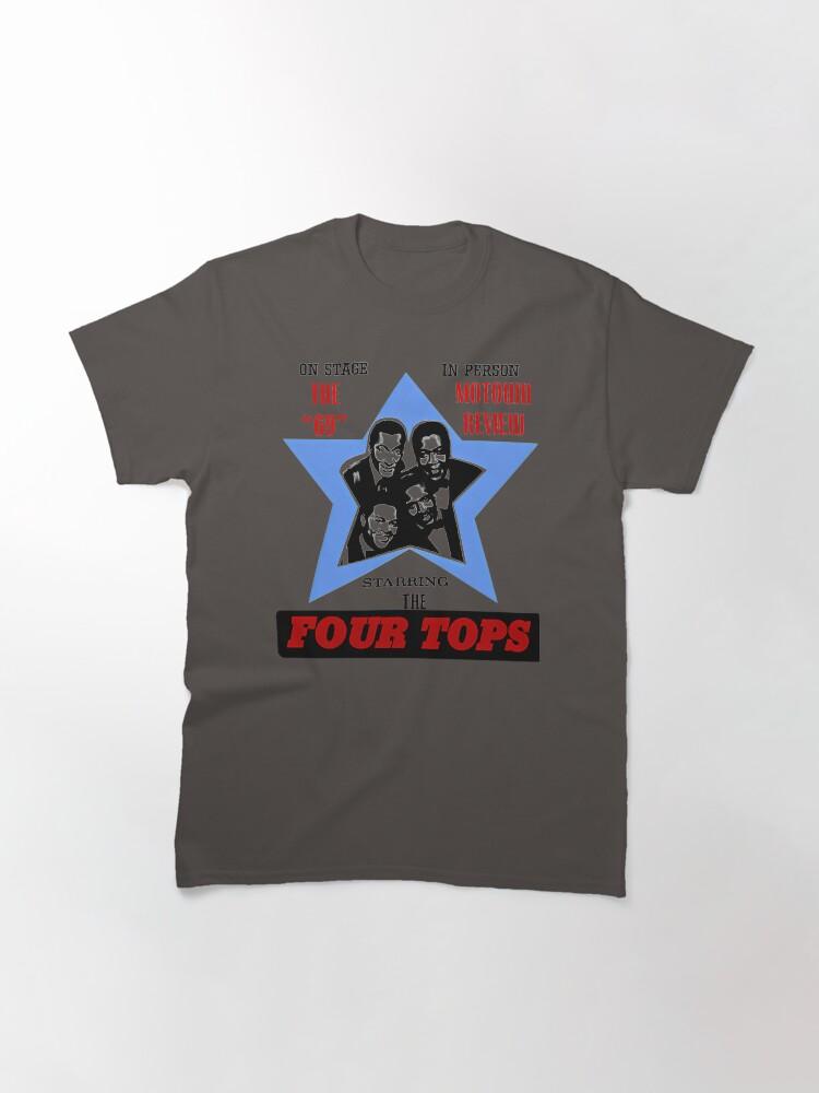 The Four Tops Star Frame Displaying The Four Tops Motown Classic T-Shirt