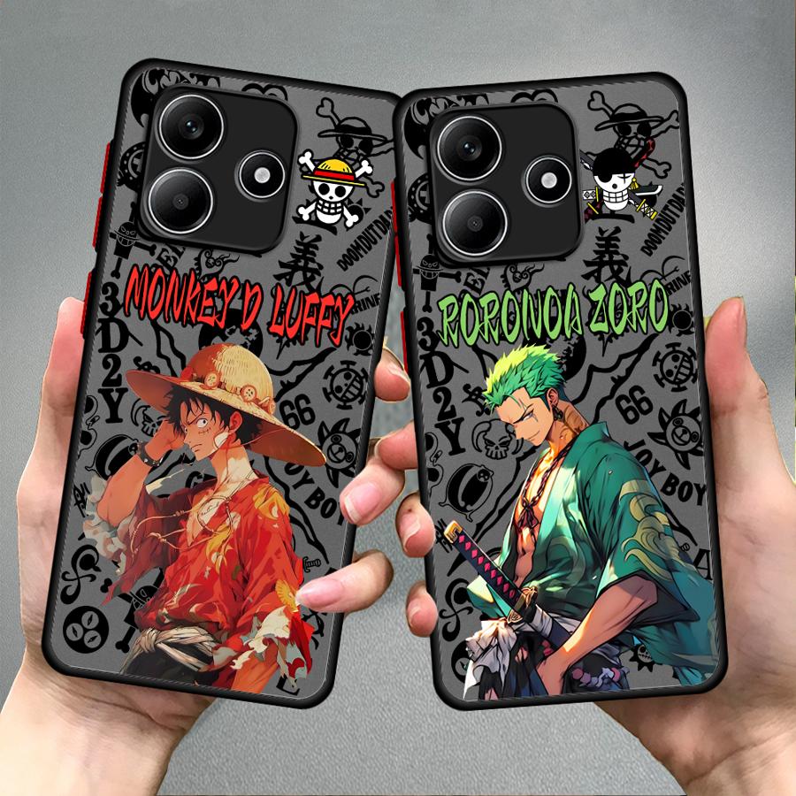 Чехол Задняя крышка телефона для Xiaomi Redmi Note 14 11 13 Pro Plus A4 12 10 9S 13C 14C Аниме One Piece