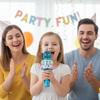 Караоке-микрофон для детей и взрослых - Bluetooth-микрофоны, поющий микрофон с диско-светом, портативный караоке-плеер для подарков